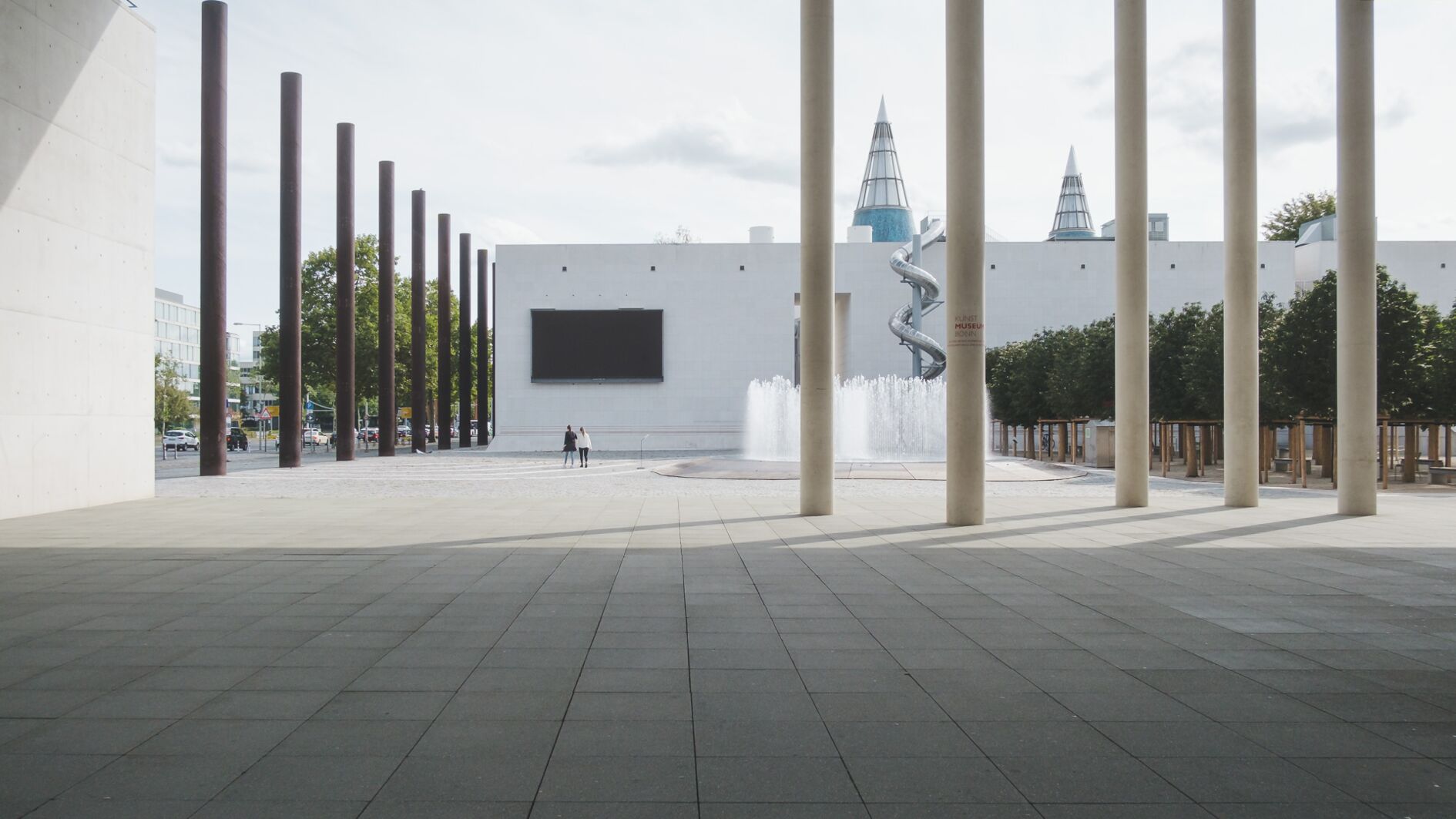 vor dem Shooting an der Bundeskunsthalle – Bonn - 2020
