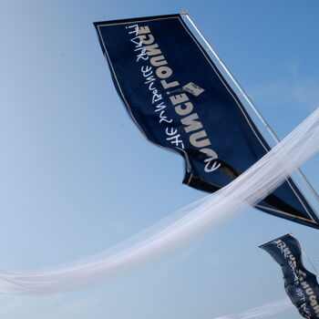 Zingst 2016 … Die Sunbounce Lounge am Ende des Tages … Sunbounce Lounge at the end of the da