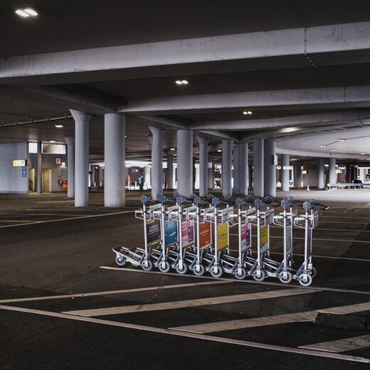 Die »Drive-In-Pop-Up-Gallery" … Parkhaus P1 am CNG Flughafen - Teil 1