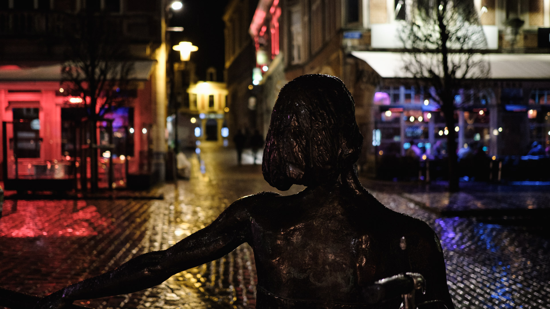 Rückblick ins Jahr 2017 … Street an einem regnerischer Tag in Leuven (Löwen) mit Bert Stephani